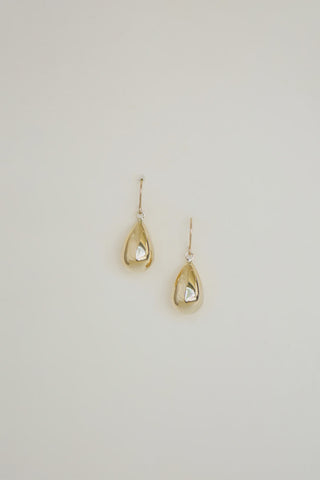 Charlotte Penman Fine | Tear Earrings | 14k Yellow Gold