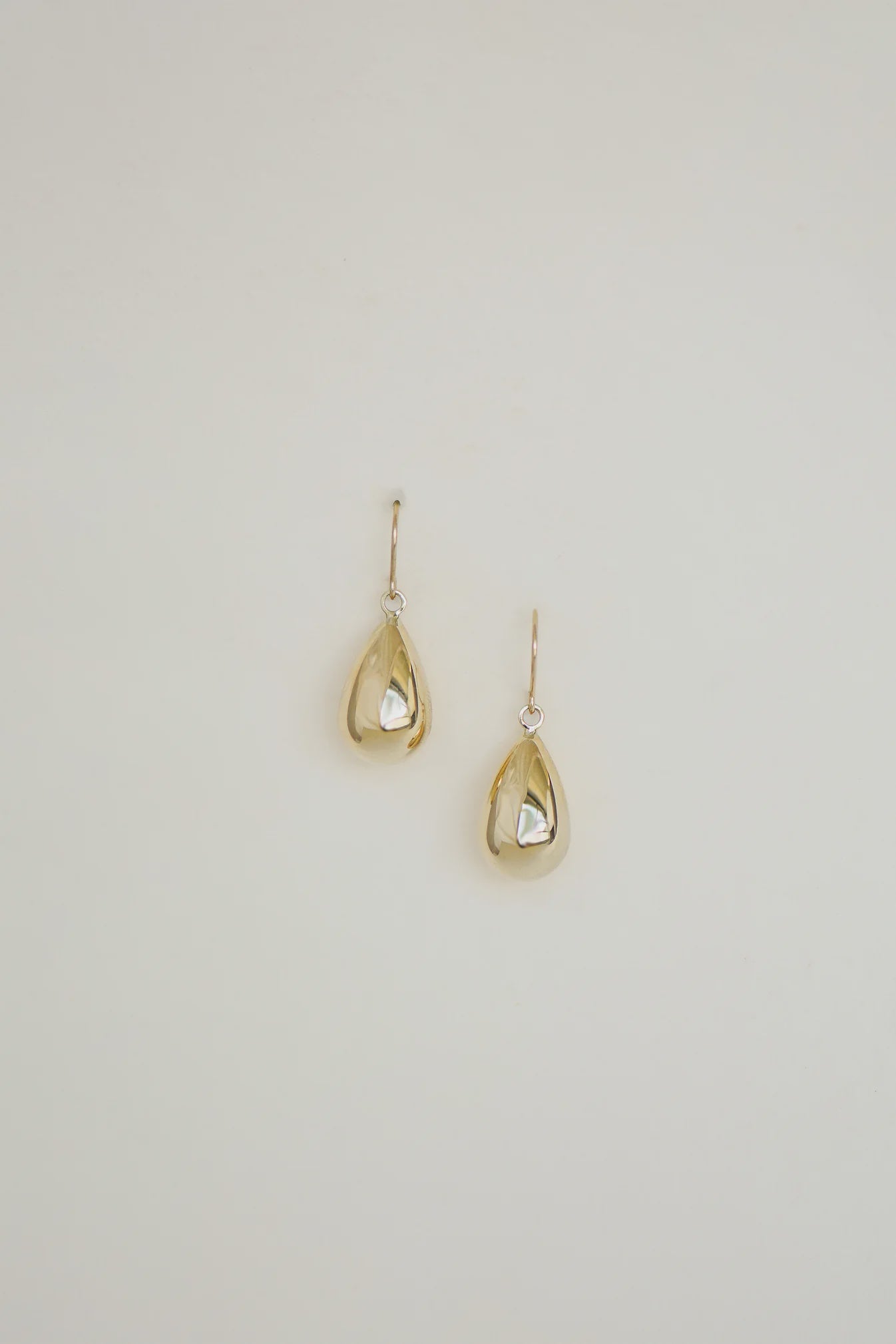 Charlotte Penman Fine | Tear Earrings | 14k Yellow Gold