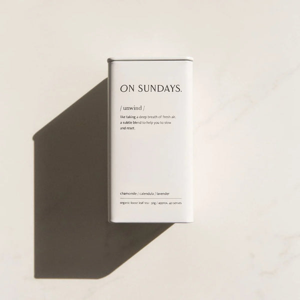 On Sundays Unwind Tisane