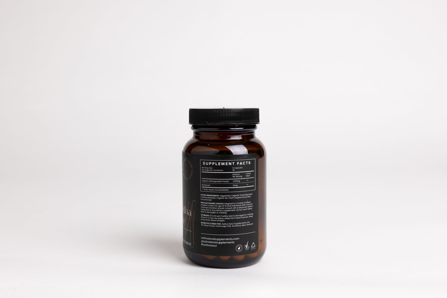 Sattva Soul Organic Ashwagandha & BioPerine