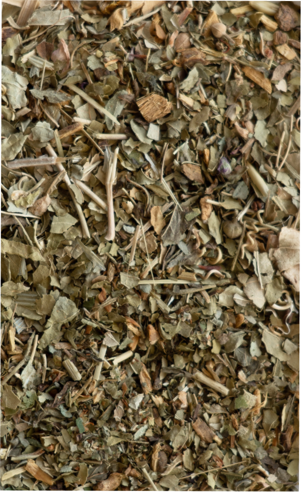 Amber & Gold Peace Tea, in packaged bag