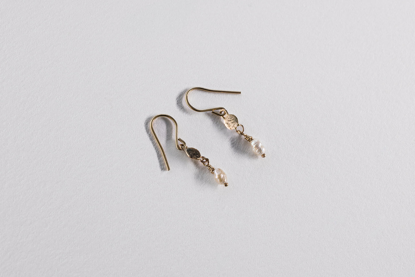 Lisa Webb Delicate Pearl Dangle Earrings | 9CT Gold