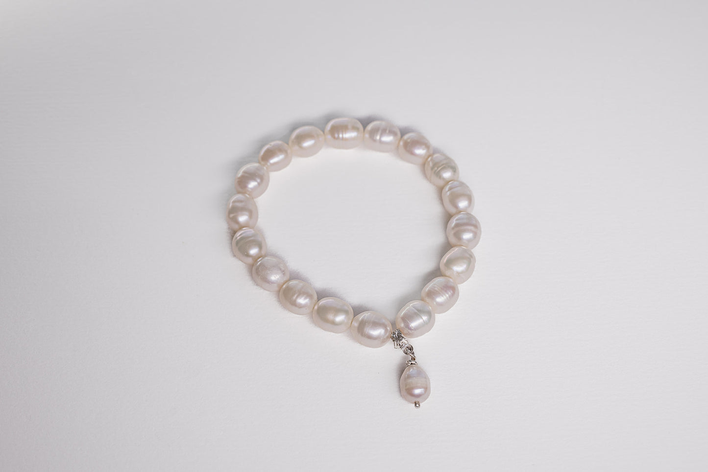 Lisa Webb Oval Freshwater Pearl Bracelet | STG Silver