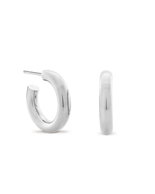 Monarc Little Chubbies Hoops | Sterling Silver