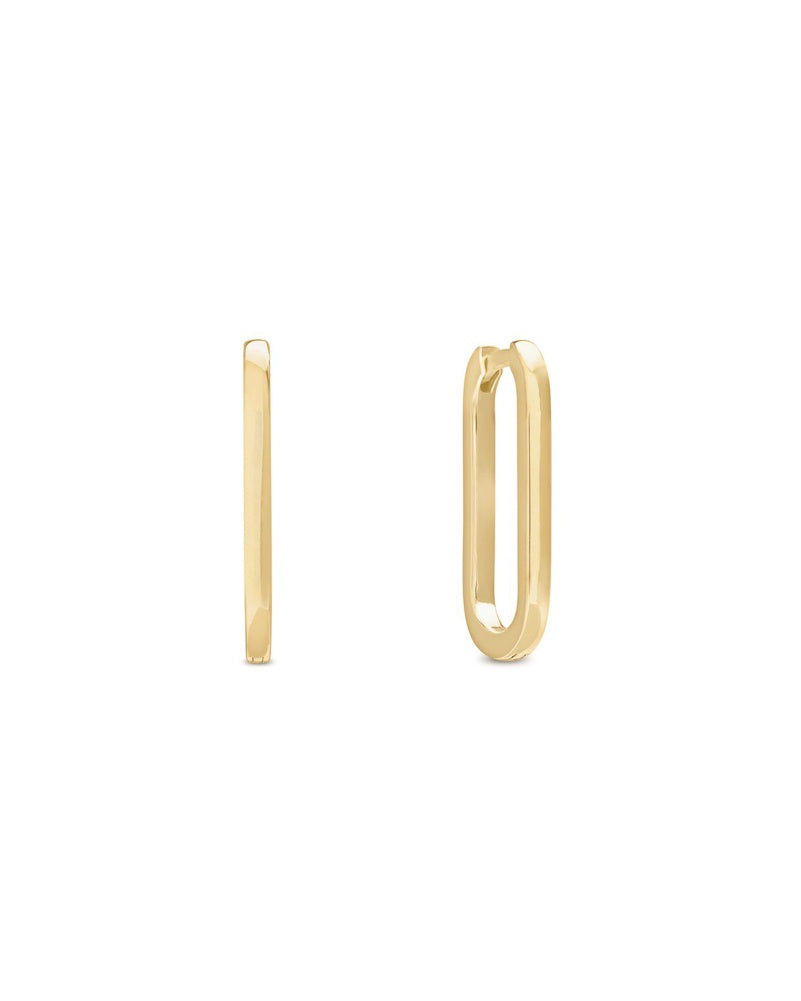 Monarc Remie Huggie Hoops | Gold Vermeil
