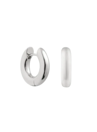 Monarc Anita Huggie Hoops | Sterling Silver