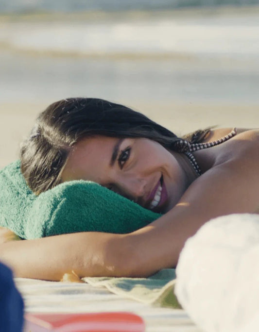 Go Pillow Towelling Bag - Tea & Tonic Matakana - Hyoumankind