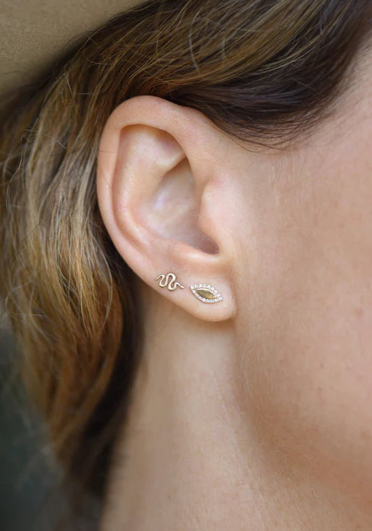 Apepi Studs | Fine | 14k - Tea & Tonic Matakana - Charlotte Penman Jewellery