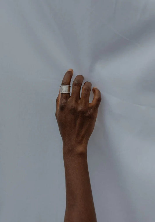 Byzantia Ring - Silver - Tea & Tonic Matakana - Charlotte Penman Jewellery