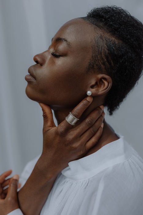 Byzantia Ring - Silver - Tea & Tonic Matakana - Charlotte Penman Jewellery