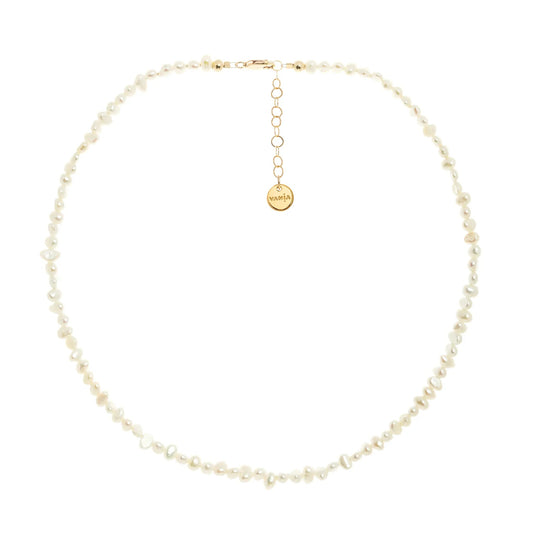 Margarita Parguito Necklace - Small Baroque Pearl - Tea & Tonic Matakana - Vania