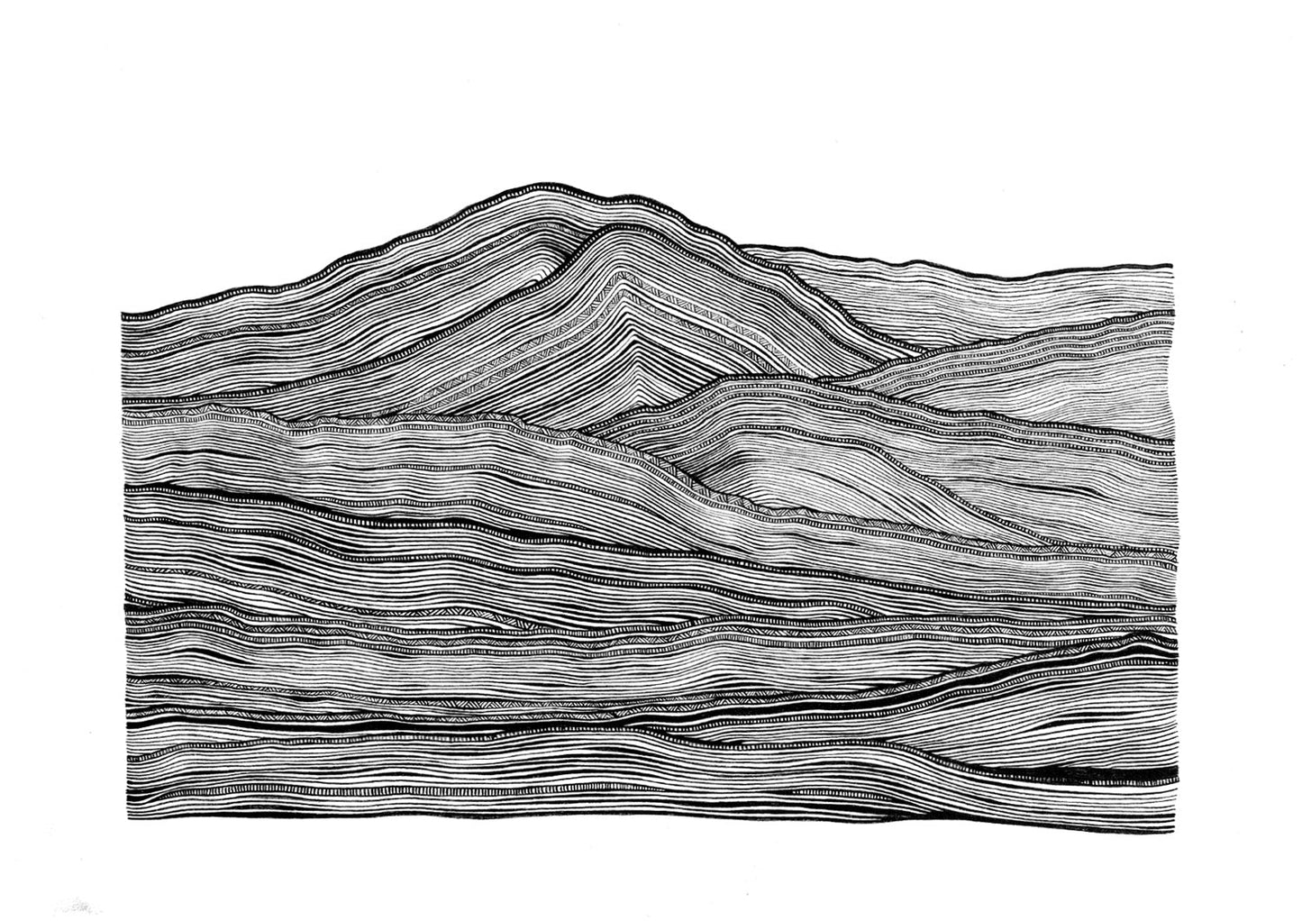 Mt Tamahunga Print - Tea & Tonic Matakana - MONNI