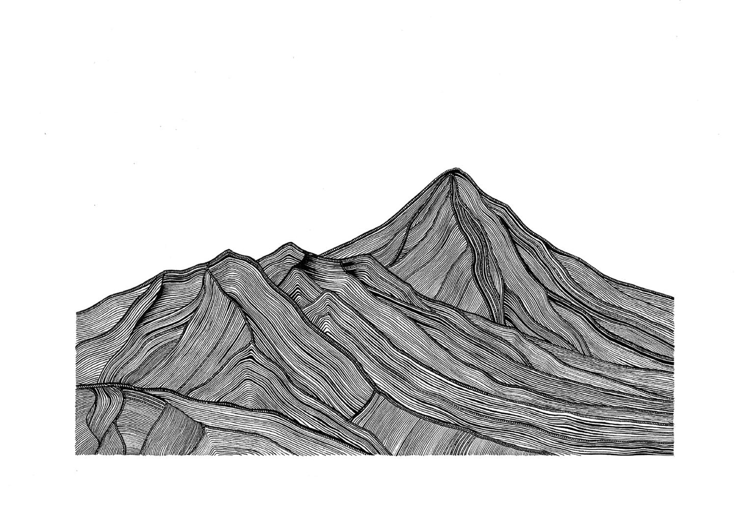 Mt Taranaki Print - Tea & Tonic Matakana - MONNI