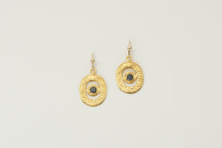 Charlotte Penman Artemis Earrings | Spinel | 18k Gold Plate
