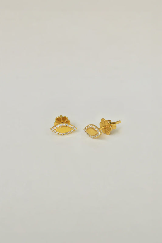 Charlotte Penman Fine | Cappadocia Studs | Diamonds | 9k Yellow Gold