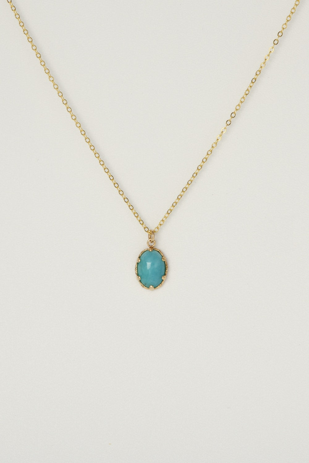 Charlotte Penman Selena Necklace | Jade | Gold Plate