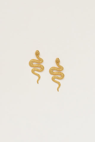 Charlotte Penman Uraeus Studs | Gold Plate