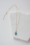 Charlotte Penman Fine | 01 La Salinas Necklace | Turquoise & Pearl | 14k  Gold