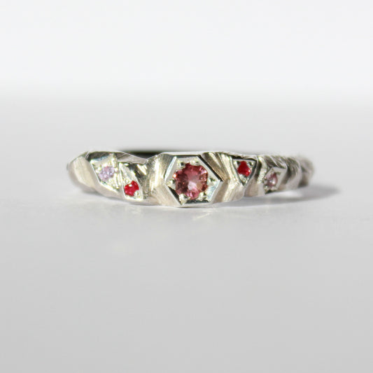 Jenna Love Mountain Band | Pink Tourmaline | Ruby | Spinel