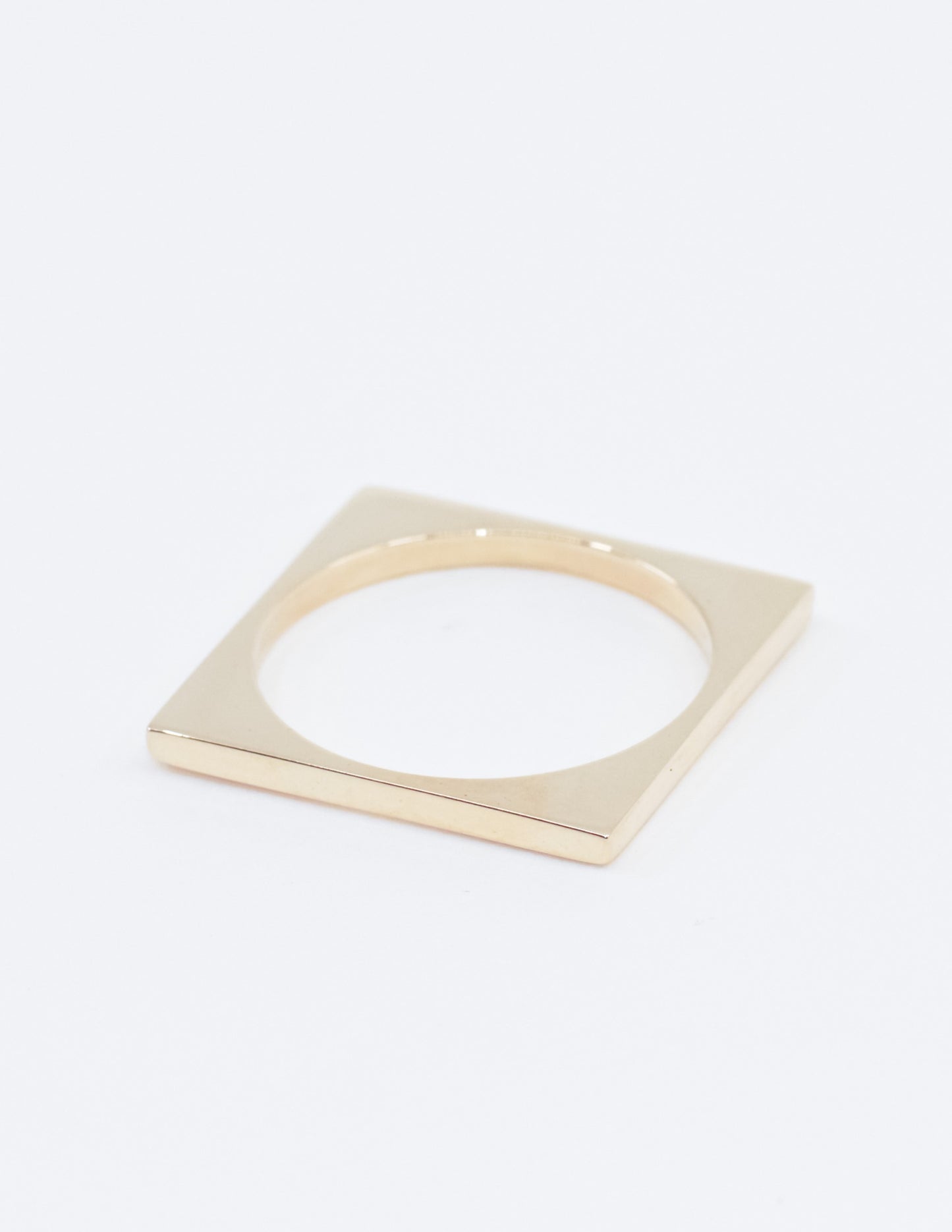 Lisa Webb | Delicate Square Ring | Gold