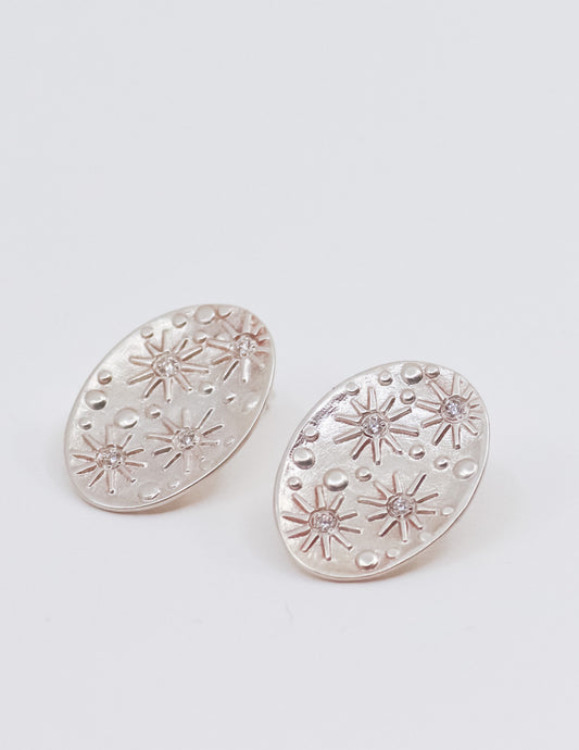 Lisa Webb | Celestial Oval Studs