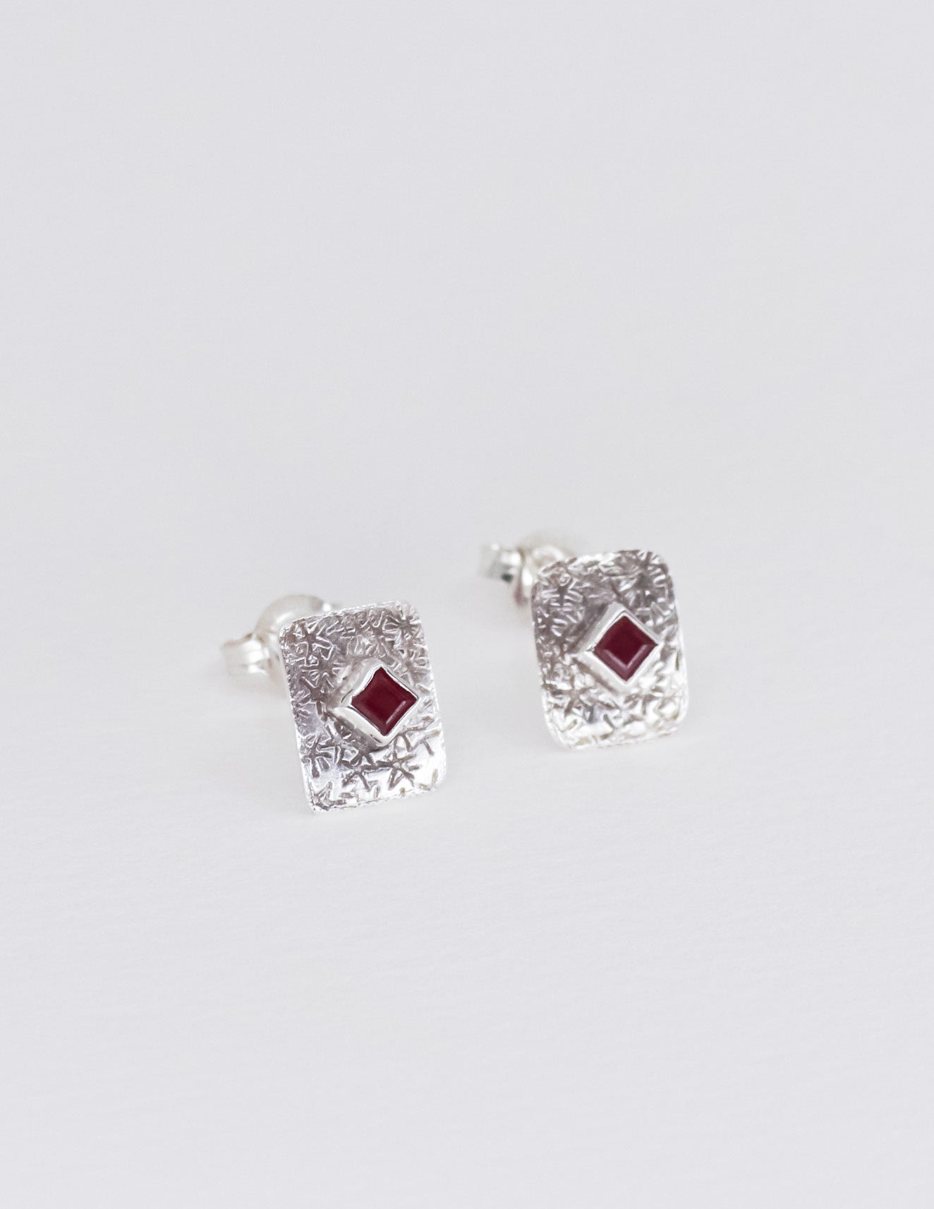 Lisa Webb | Ruby In the Dust Earrings