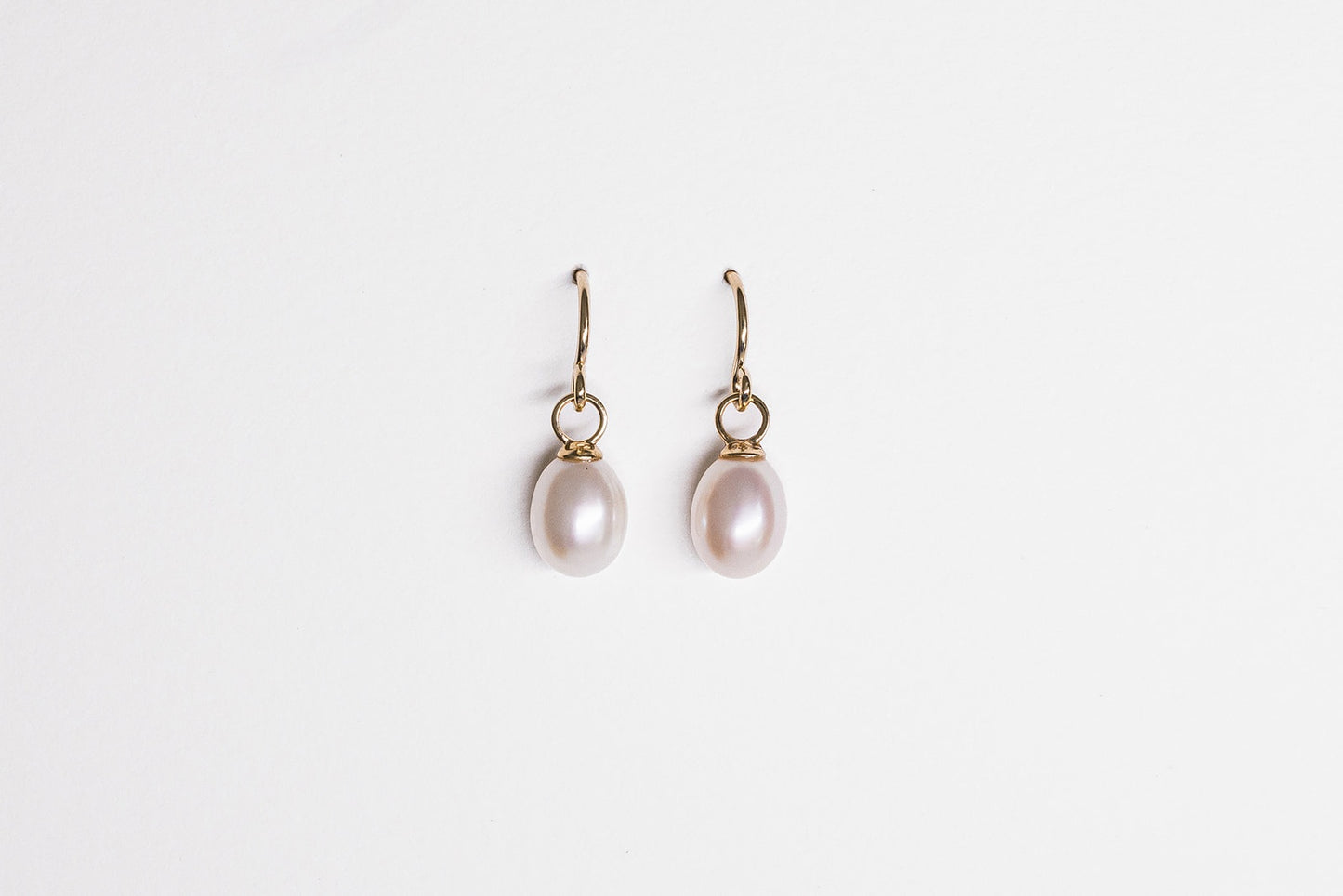 Lisa Webb Classic Pearl Drop Earrings Large | 9CT Gold