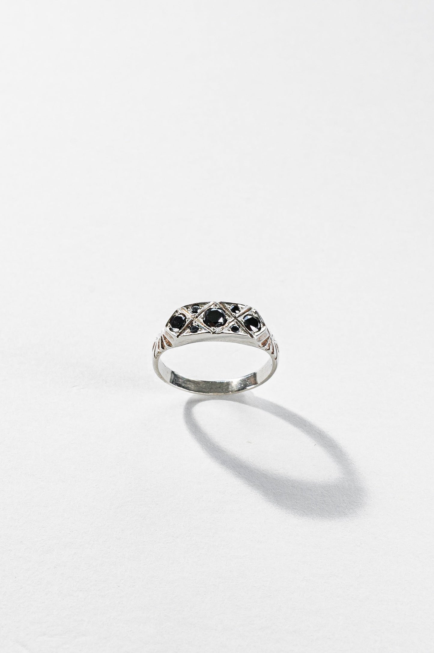Lisa Webb The Pleiades Ring | STG Silver | Black Diamond