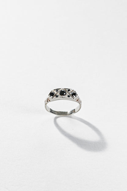 Lisa Webb The Pleiades Ring | STG Silver | Black Diamond