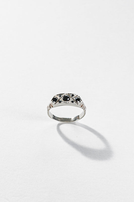 Lisa Webb The Pleiades Ring | STG Silver | Black Diamond