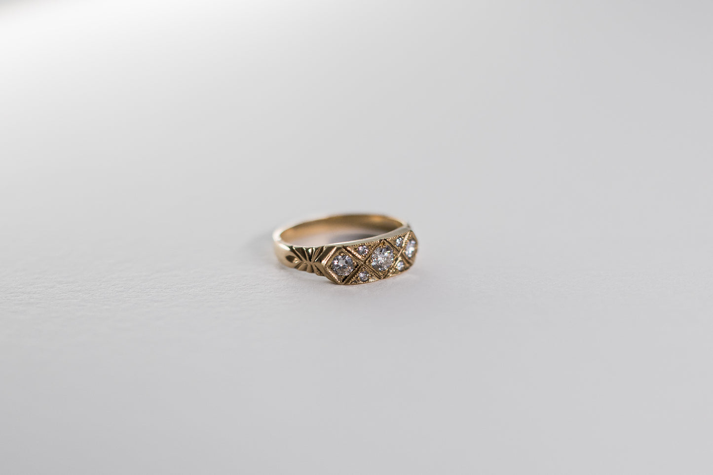 Lisa Webb The Pleiades Ring | 9CT Gold | Diamond