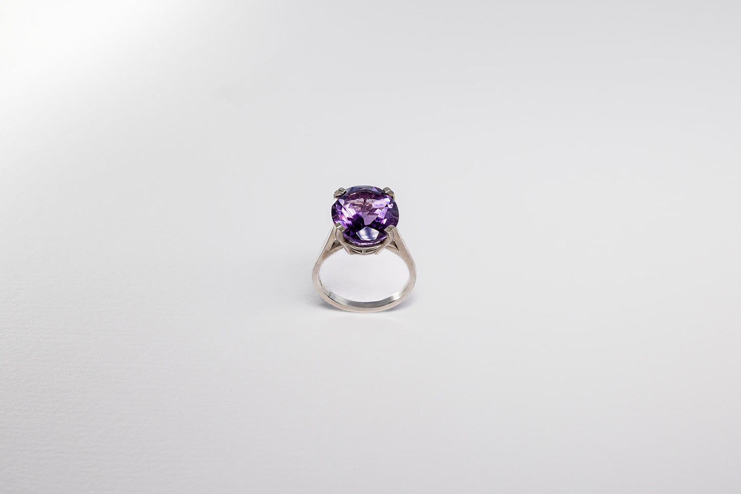 Lisa Webb Oval Cut Cocktail Ring | STG Silver | Amethyst
