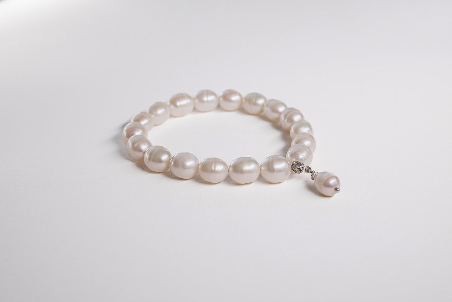 Lisa Webb Oval Freshwater Pearl Bracelet | STG Silver