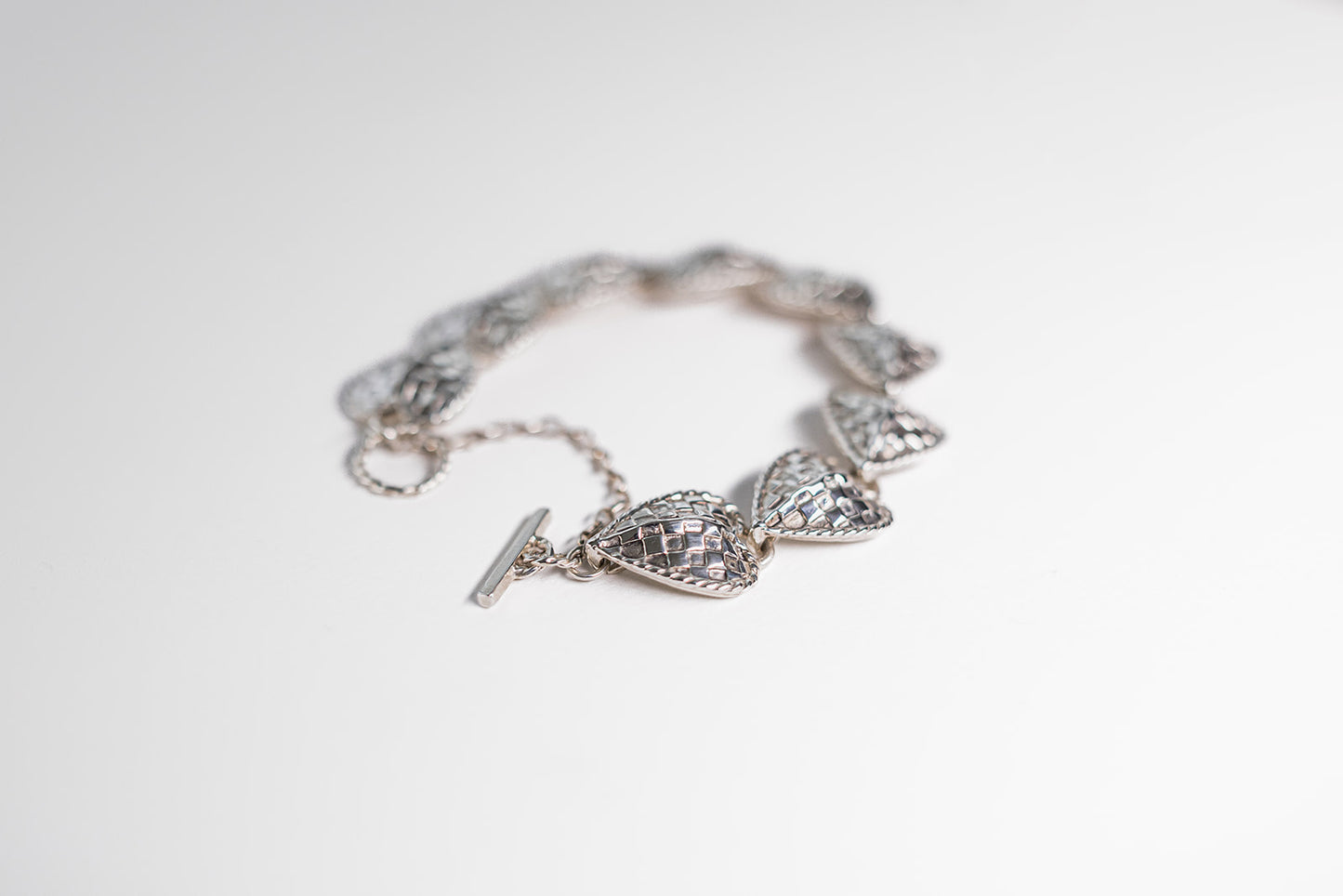 Lisa Webb Woven Heart Bracelet | STG Silver