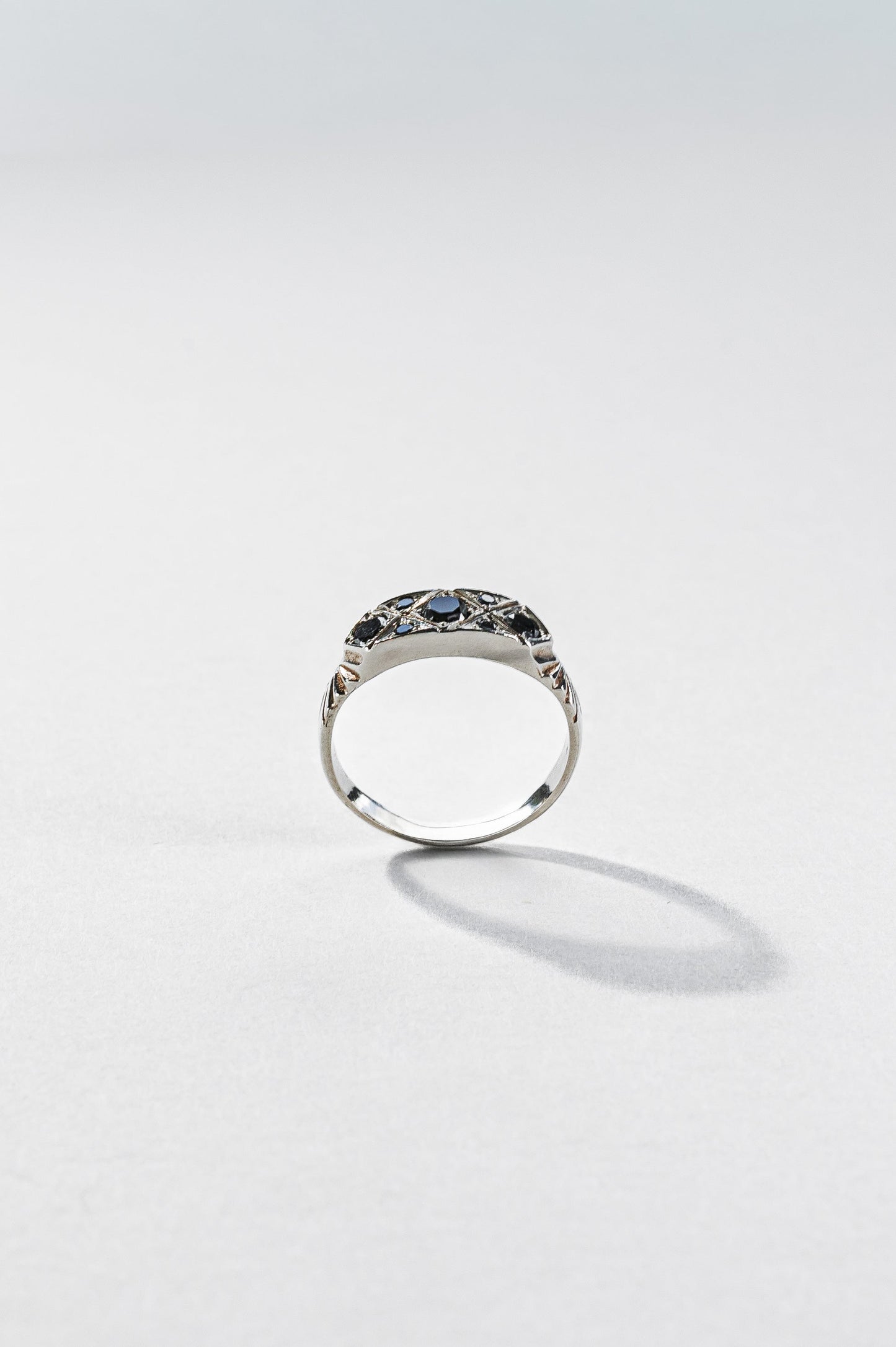 Lisa Webb The Pleiades Ring | STG Silver | Black Diamond