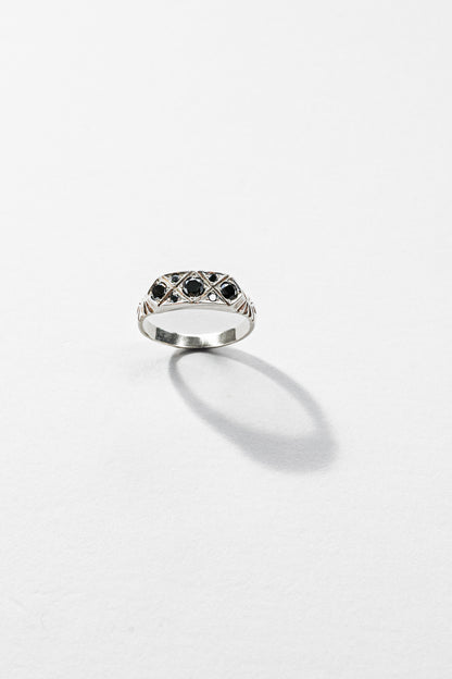 Lisa Webb The Pleiades Ring | STG Silver | Black Diamond