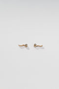 Lisa Webb Wave Stud Earrings | 9CT Gold | Diamond
