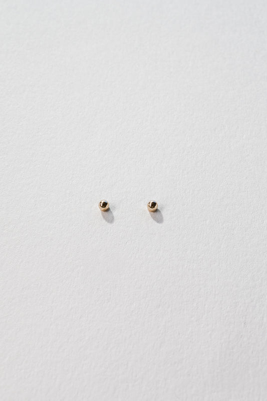 Lisa Webb Mini Ball Stud Earrings | 9CT Gold