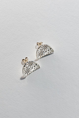 Lisa Webb Celestial Stud Earrings | STG Silver | Diamond
