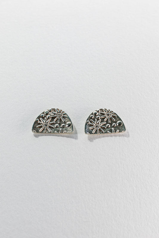 Lisa Webb Celestial Stud Earrings | STG Silver | Diamond