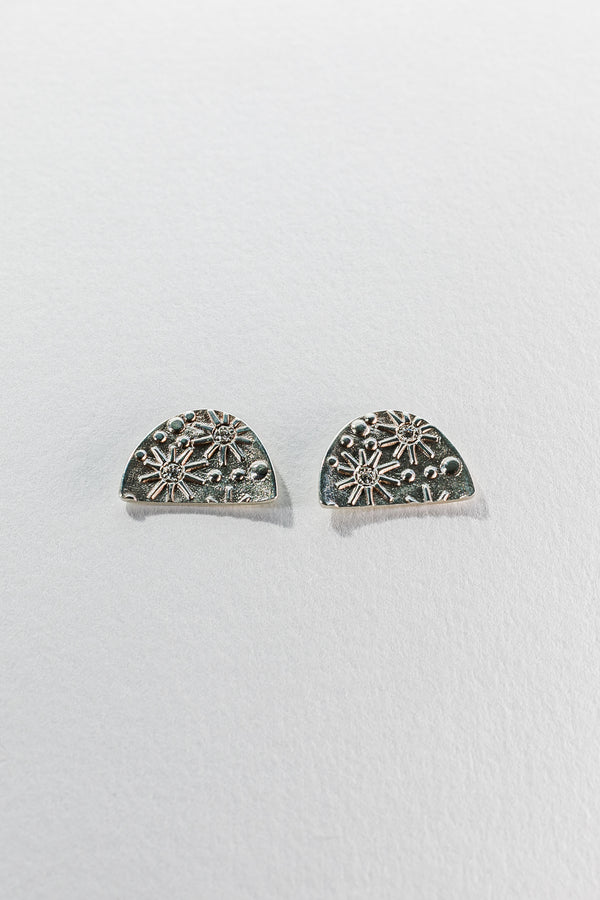 Lisa Webb Celestial Stud Earrings | STG Silver | Diamond