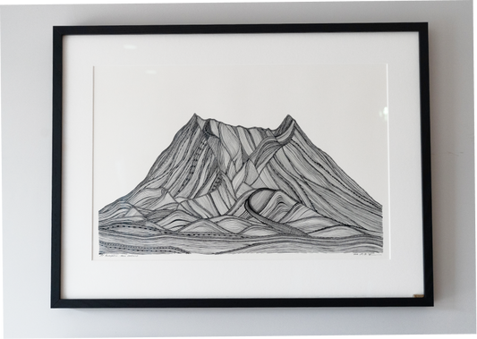 MONNI Mt Ruapehu | Original Framed Artwork