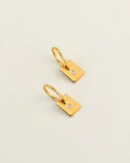 Charlotte Penman Jewellery Momento Hoops | Diamonds | 9k Gold - Tea & Tonic Matakana - Charlotte Penman Jewellery