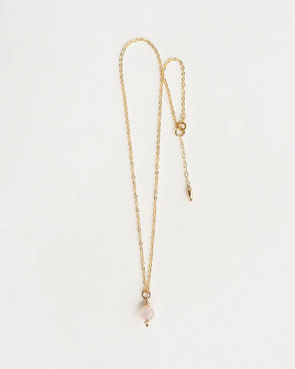 Charlotte Penman Jewellery Stardust Particle Necklace | Rose Quartz | Gold - Tea & Tonic Matakana - Charlotte Penman Jewellery
