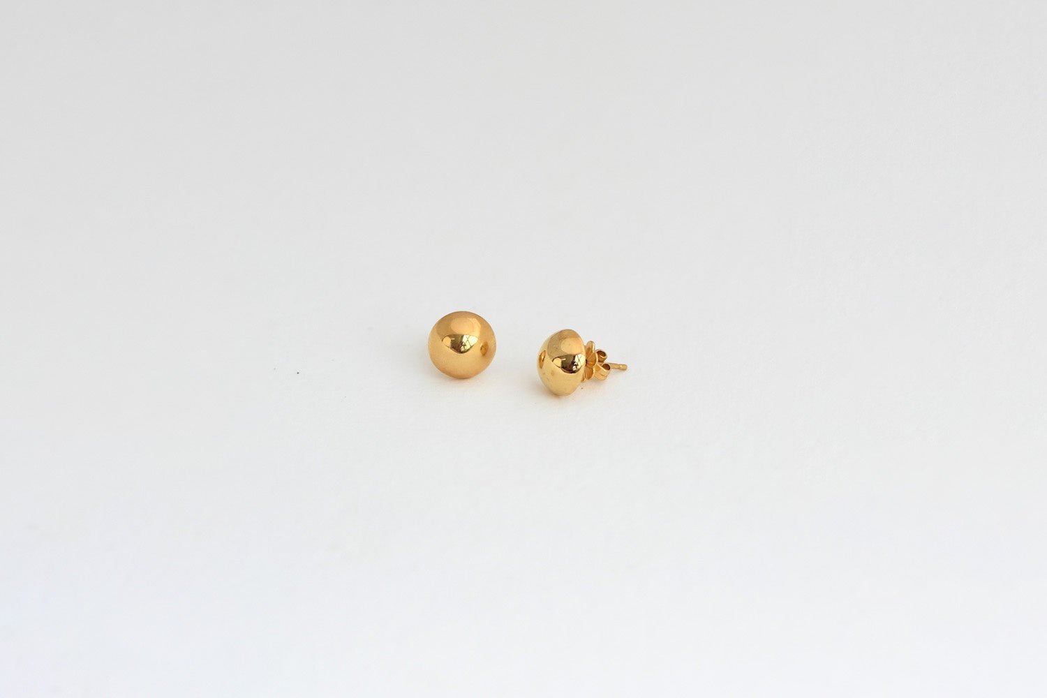 Grace Studs | Fine | 9k Gold - Tea & Tonic Matakana - Charlotte Penman Jewellery