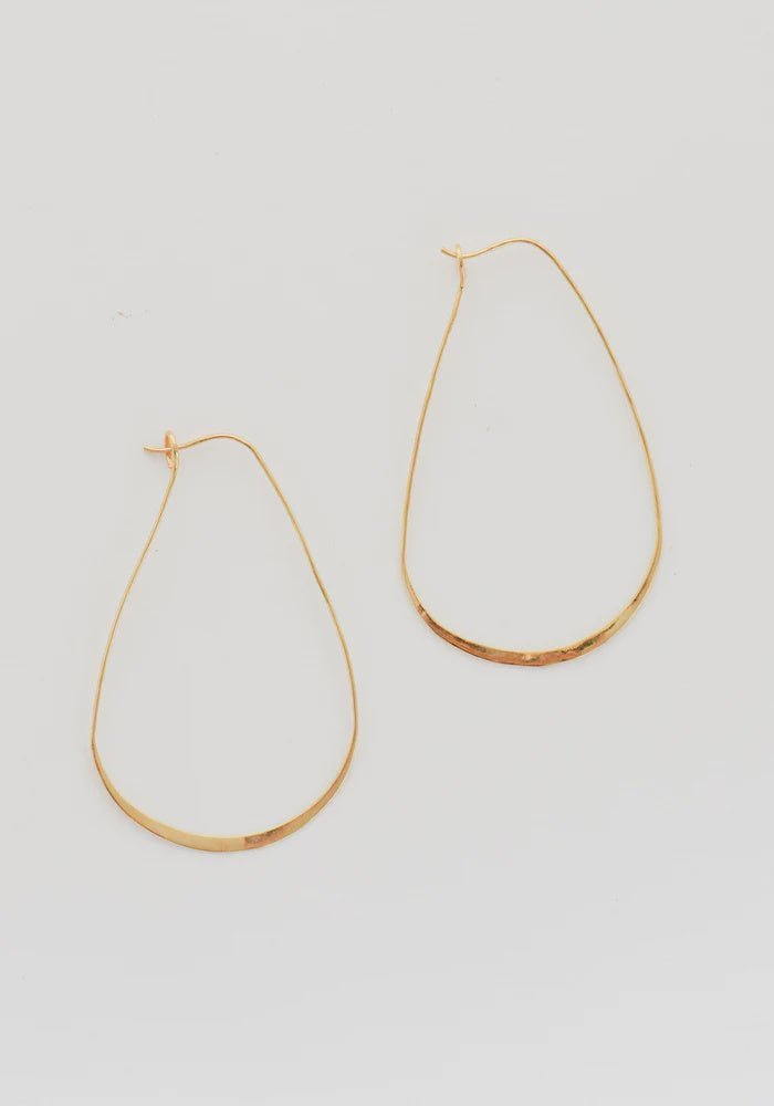 Marama Hoops | Fine | 9k Gold - Tea & Tonic Matakana - Charlotte Penman Jewellery