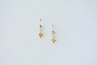 Charlotte Penman Fine | Simone Earrings | Yellow Sapphires | 14k Gold