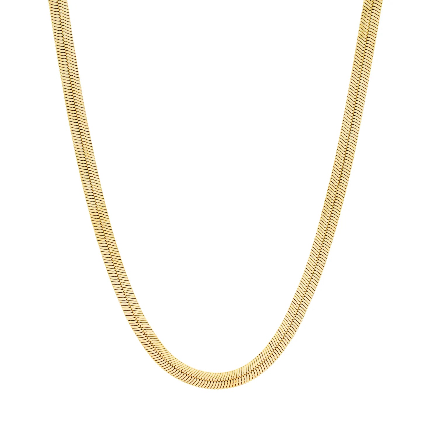 Silky Tie Necklace, Gold Vermeil