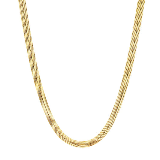Monarc Jewellery Silky Tie Necklace, Gold Vermeil