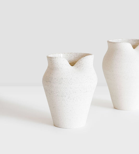 Author Ceramics Pillow Vase - Medium - Tea & Tonic Matakana - Author Ceramics
